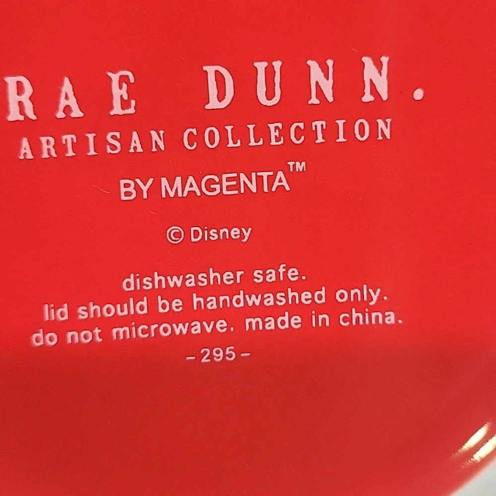 Rae Dunn Disney Beauty & The Beast🌹 Rose Canister
